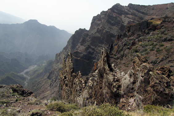 Pogled v Caldera de Taburiente