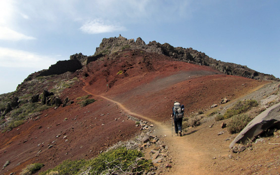 Mozaik barv na vulkanski zemlji