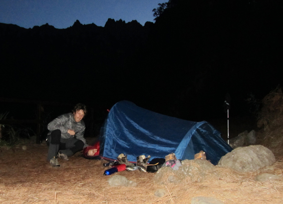 kamp caldera de-taburiente